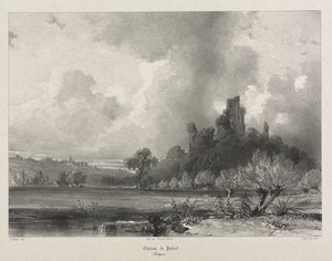 Malerische und romantische Reisen im alten Frankreich. Bretagne: Château de Penhoet von Eugene Ciceri