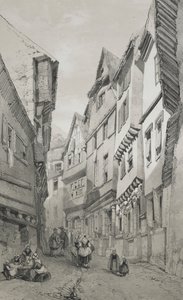 Malerei und Romantik im alten Frankreich. Bretagne: Morlaix von Eugene Ciceri