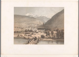 Ansicht von Brig an der Rhône