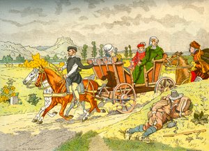 Vis-à-vis (Kutsche) - erste Erscheinung von Eugene Courboin