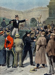 Friedensdemonstration während des Burenkriegs, London von Eugene Damblans