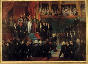 Revolution von 1830: König Louis Philippe I. schwört, die Charta von 1830 zu wahren