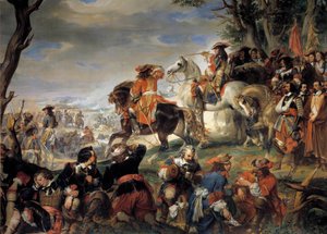 Krieg der Augsburger Liga (1689-1697): Schlacht von Marsaille gewonnen vom Marschall Nicolas Catinat de La Fauconerie am 4.10.1693
