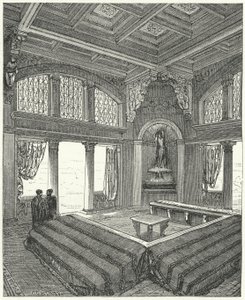 Triclinium, formelles Speisezimmer in einem römischen Gebäude