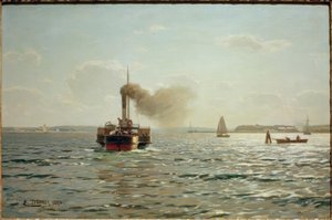 Die Ostsee bei Flensburg von Eugene Gustav Dücker