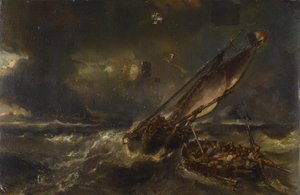 Nach dem Sturm von Eugene Isabey