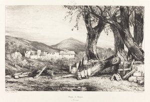 Schlucht von Royat, Auvergne von Eugene Isabey