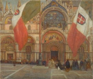 Festtag in Venedig von Eugene Lawrence Vail