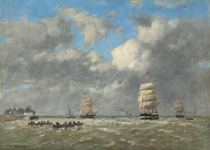 Le Havre, 1883 von Eugene Louis Boudin