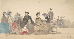 Am Strand, 1865