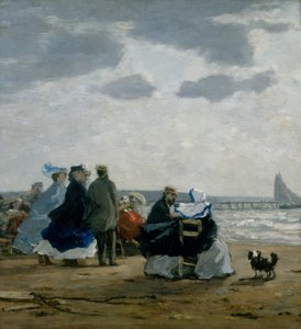 Am Strand, Dieppe, 1864