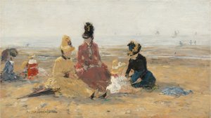 Am Strand, Trouville, 1887