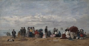 Der Strand von Trouville, 1871