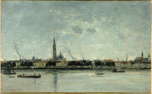 Ansicht von Antwerpen von Eugene Louis Boudin
