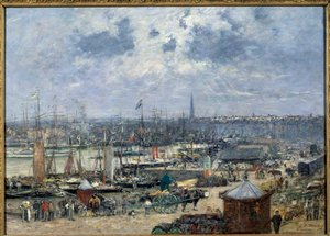 Ansicht des Hafens von Bordeaux