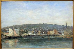 Ansicht des Hafens von Trouville