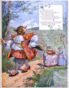 Der Frosch, der so groß wie der Ochse werden wollte, ca. 1900