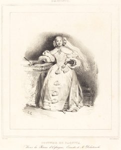Kostüm von Paquita in der Königin von Spanien von Eugene Louis Lami