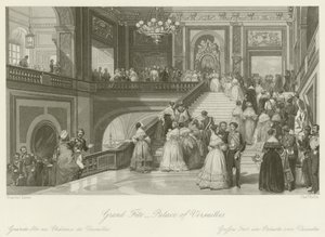Großes Fest im Schloss von Versailles von Eugene Louis Lami