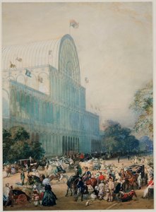 Die Einweihung des Kristallpalastes, 1851 von Eugene Louis Lami