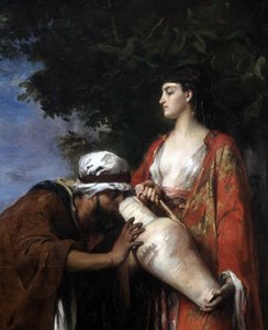 Rebecca am Brunnen (Detail)