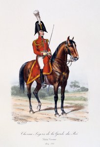 Chevau-Légers de la Garde du Roi, Petite Tenue, 1814-15 von Eugene Titeux