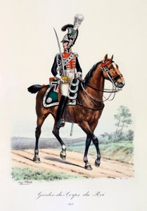 Gardes-du-Corps de Roi, 1815 von Eugene Titeux