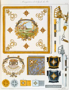 Mousquetaires de la Garde du Roi, Insignien