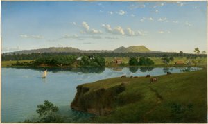 Purrumbete vom anderen Seeufer von Eugene von Guérard