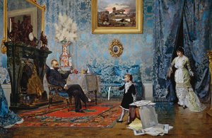 Die Familie Fabricci, ca. 1880