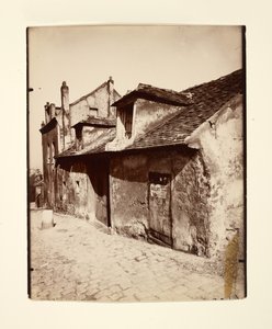 Montmartre Maison de Musette von Eugène Atget
