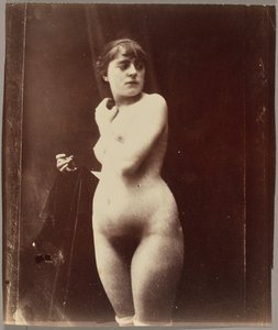 Nackte Frau