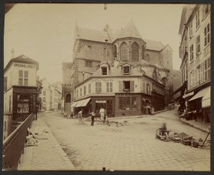 Pontoise, Kirche Saint-Maclou, vom 12. bis 16. Jahrhundert von Eugène Atget