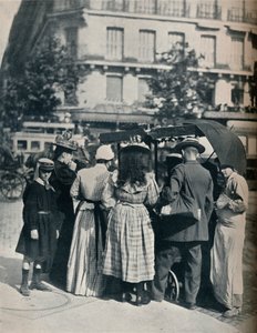 Straßenszene, um 1877-1927, 1929