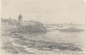 Die Küste bei Concarneau von Eugène Boudin