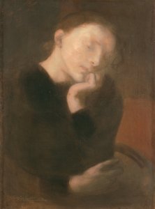 Meditation von Eugène Carrière