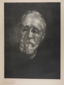 Porträt von Puvis de Chavannes von Eugène Carrière