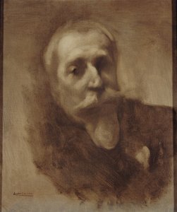 Porträt des Dichters, Journalisten und Romanautors Anatole France 1844-1924, um 1900