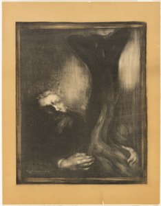 Rodin beim Bildhauen von Eugène Carrière