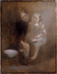 Das Fußbad, ca. 1890 von Eugène Carrière
