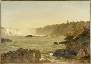 Ansicht der Niagarafälle von Eugène Colliau