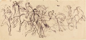 Wagenlenker recto und verso