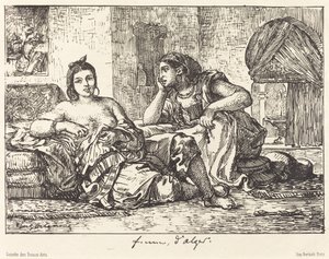 Frauen von Algier von Eugène Delacroix
