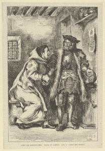 Goetz und Bruder Martin von Eugène Delacroix