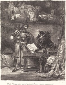 Mephisto erscheint Faust