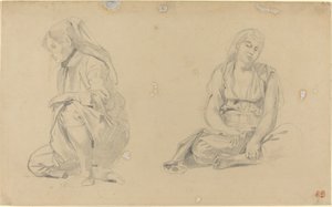 Frauen von Algier, 1833 von Eugène Delacroix