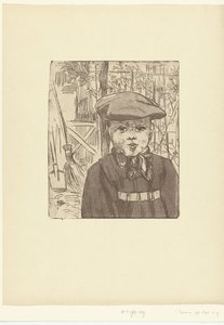 Junge mit Mütze von Eugène Delâtre