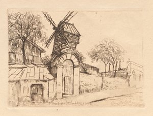 Moulin de la Galette von Eugène Delâtre