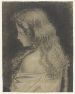 Studie einer jungen Frau, halb von hinten gesehen von Eugène François de Block
