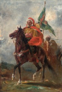 Ein orientalischer Häuptling zu Pferd von Eugène Fromentin